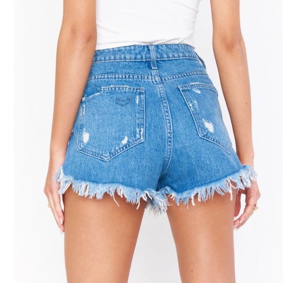 show me your mumu houston high waisted shorts - Picture 3 of 8